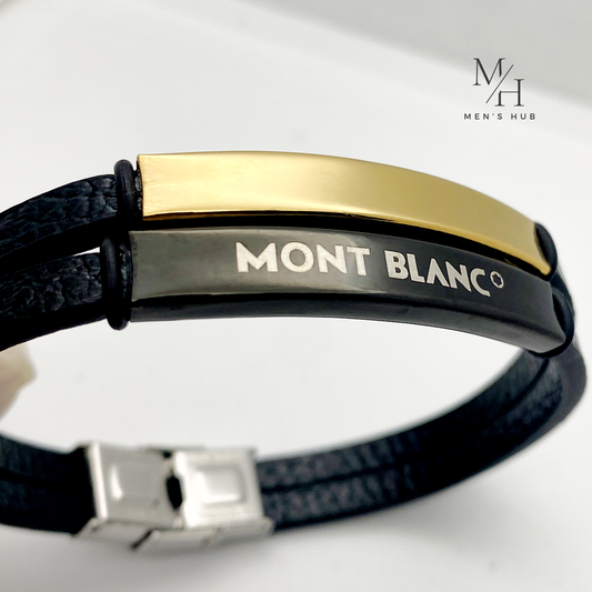 MONT BLANC. X GOLD SLATE BRACELET