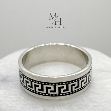 Greek Pattern Ring