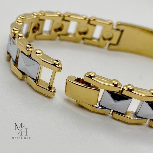 STILETTO GOLDxSILVER BRACELET